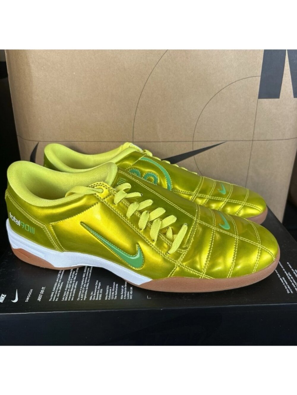 NEW Nike Total 90 3 SP 2025 Dynamic Yellow / Green Spark HJ9351-700 Size 13